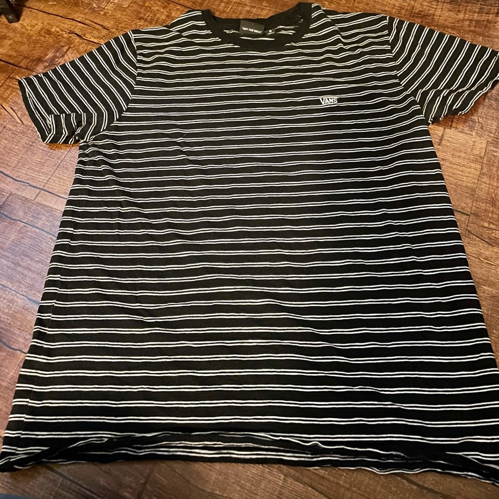 Vans striped shirt B&W